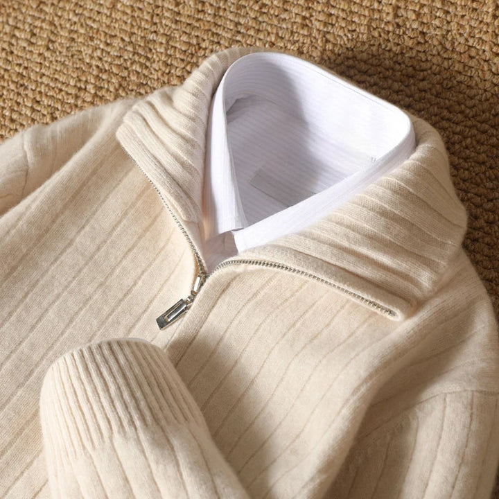 Mens Cashmere Knit Cardigan Classic Fit Sweater