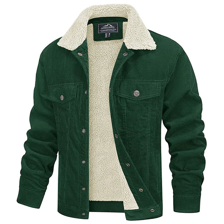 Mens Corduroy Jacket Cotton Rugged Fit