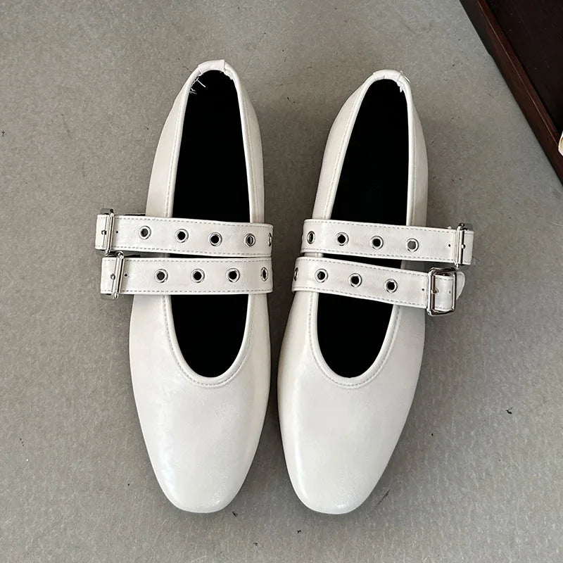 Womens Mary Jane Flats Classic Comfort