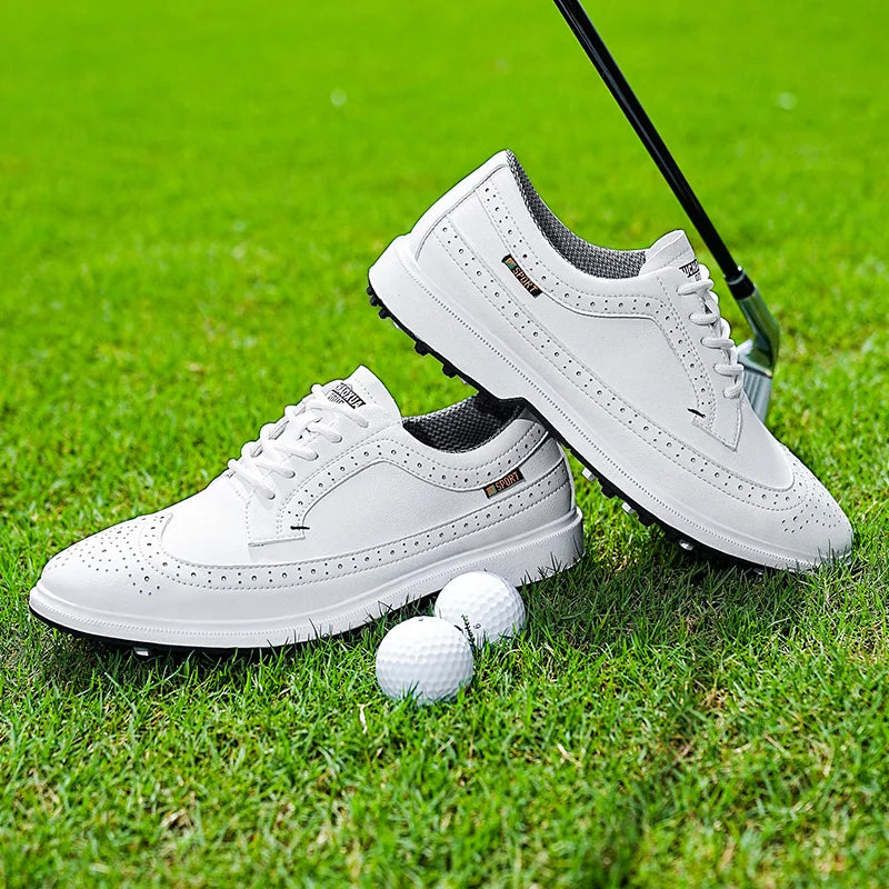 Mens Golf Shoes Durable Comfortable Fit