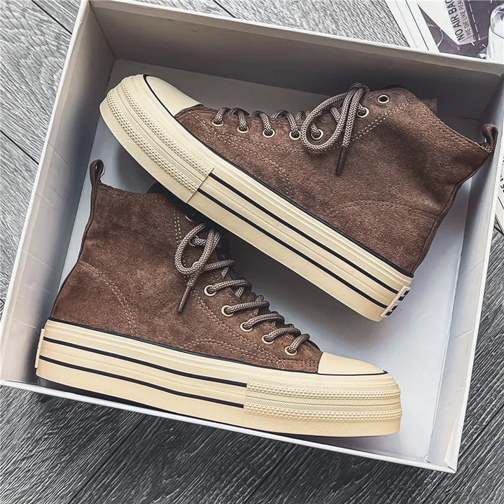 Unisex Ankle Boots Faux Suede Comfortable Fit