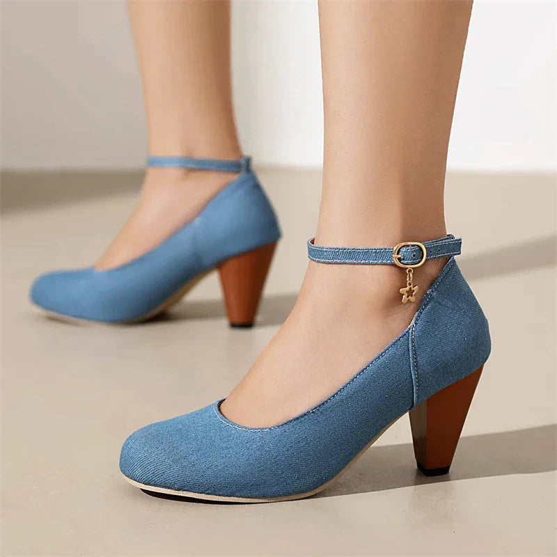 Womens Heeled Shoes Classic Fit - BritishMode