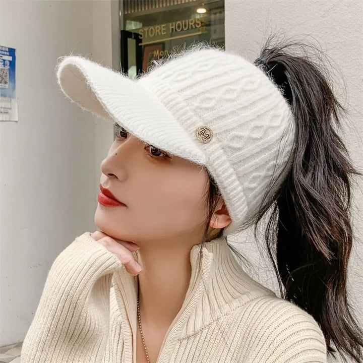 Womens Fuzzy Rabbit Hat Warm Soft - BritishMode