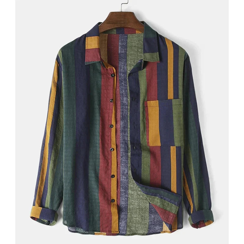 Unisex Long Sleeve T-Shirt Casual Relaxed Fit - BritishMode