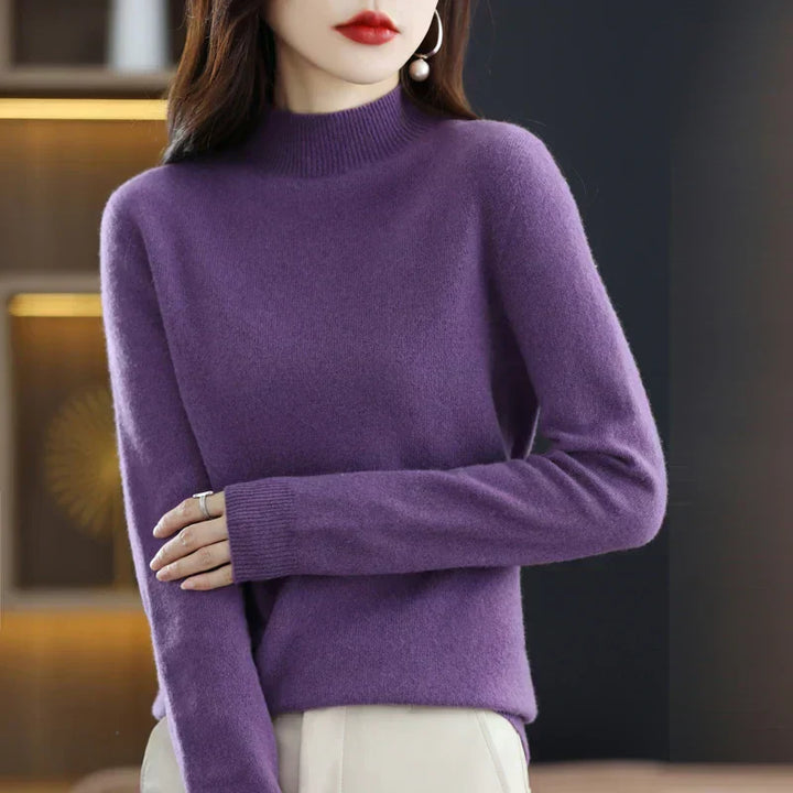 Womens Wool Sweater Cozy Fit Winter