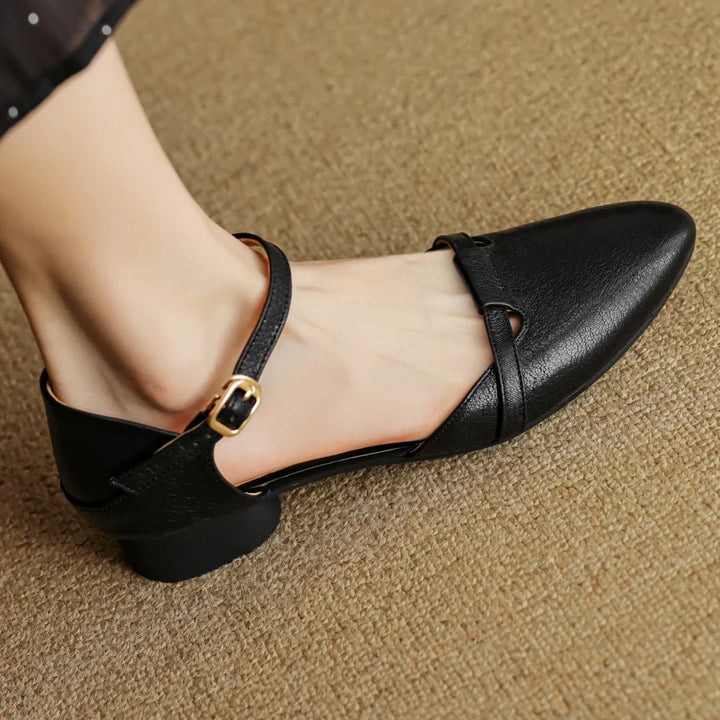 Womens Heels Genuine Leather Classic Fit