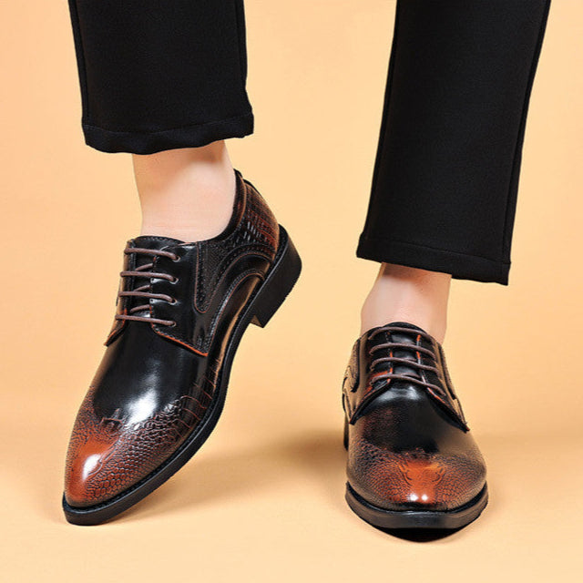 Mens Leather Dress Shoes Classic Fit