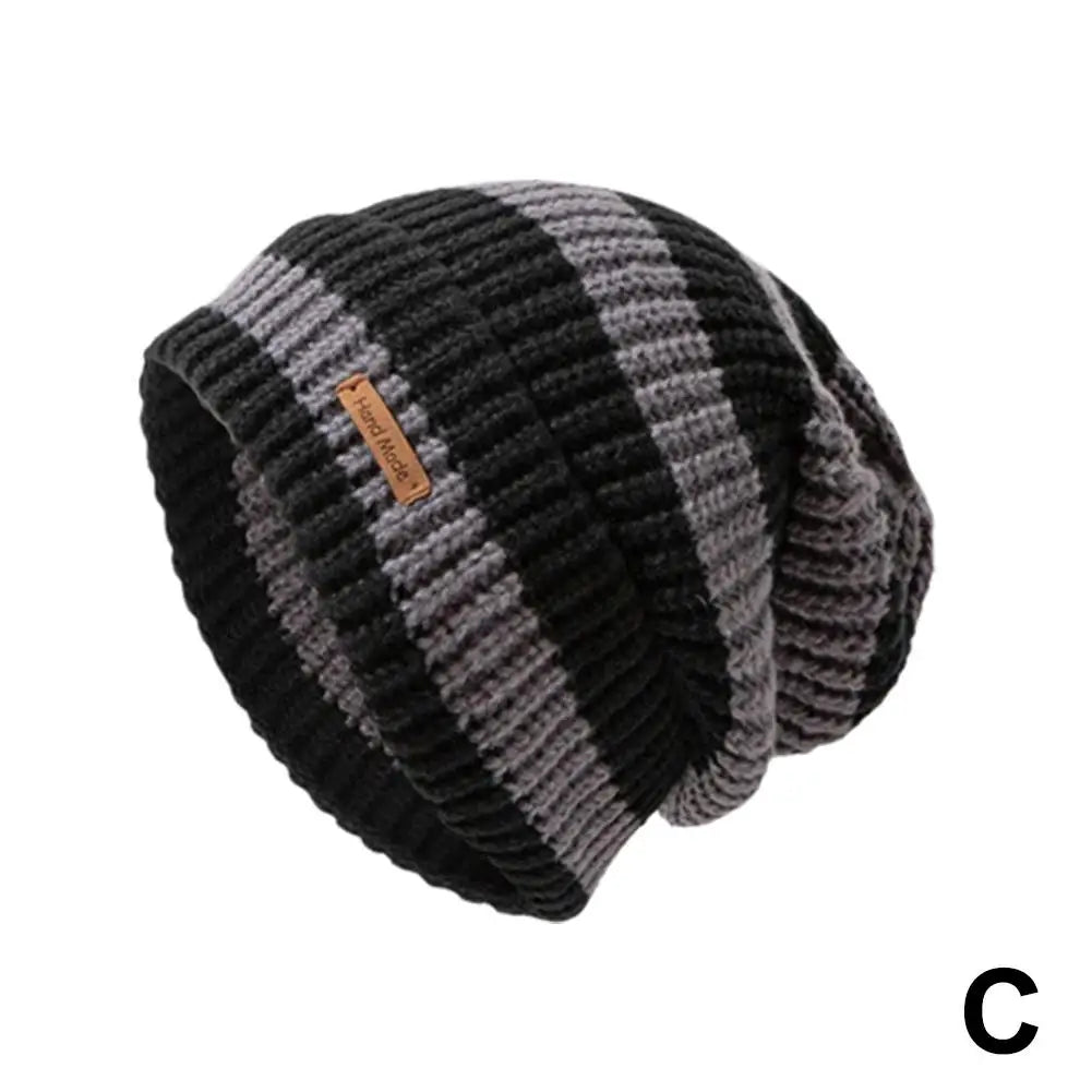 Unisex Winter Beanie Double Layer Fuzzy Warm