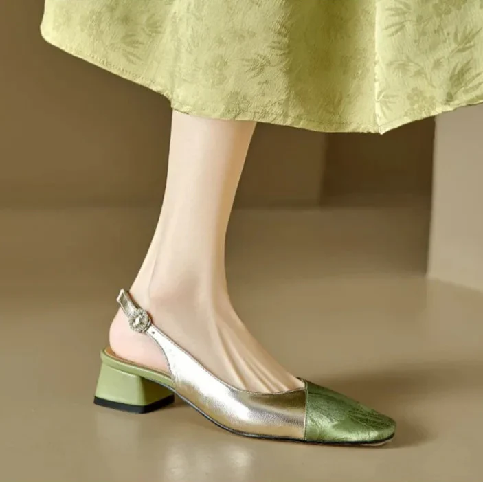 Womens Slingback Pump Leather Classic Fit