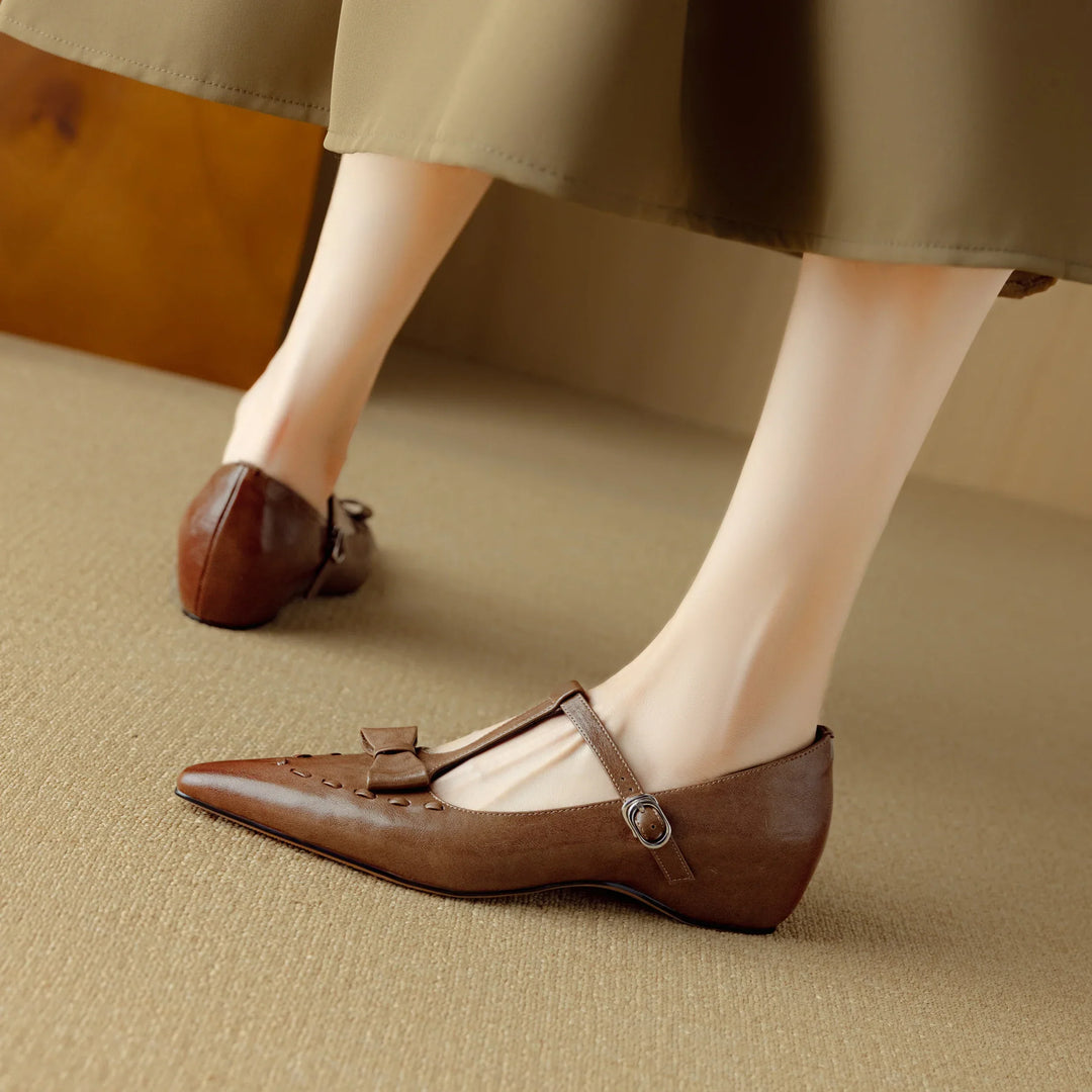 Womens Pumps Genuine Leather Classic Fit