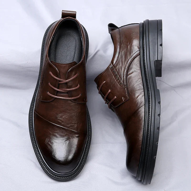 Mens Leather Shoes Genuine Leather