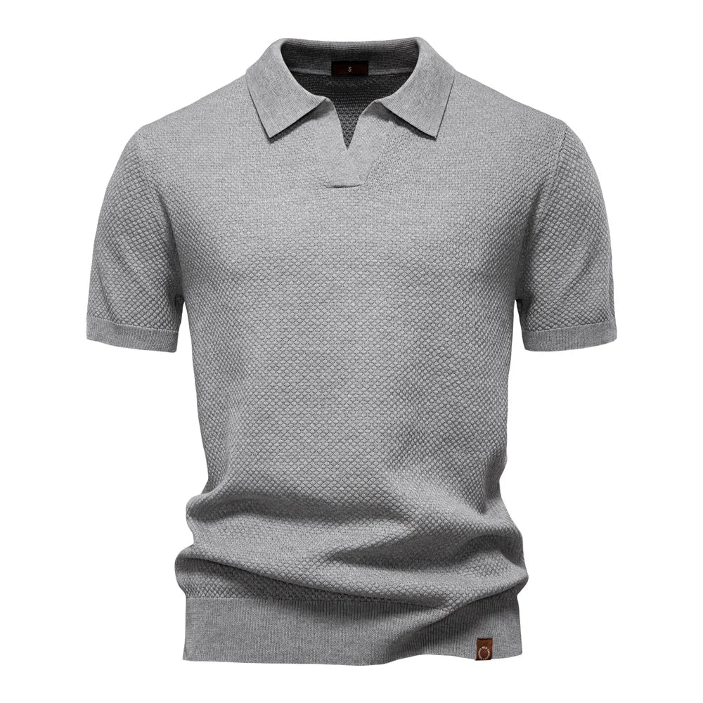 Mens Casual Polo Shirt Lightweight Fit
