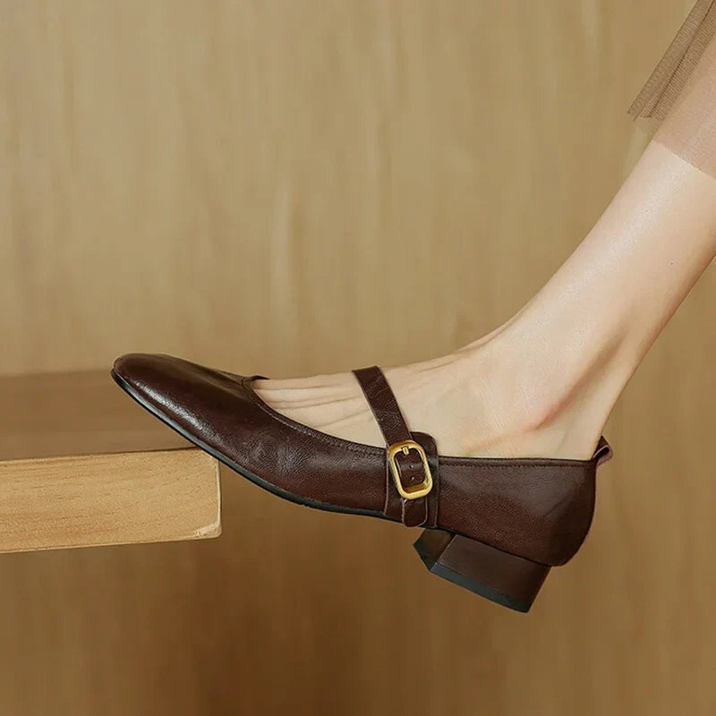 Womens Pumps Genuine Leather Classic Fit