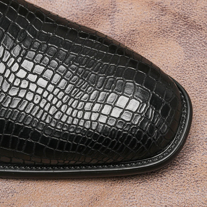 Mens Leather Oxford Dress Shoes