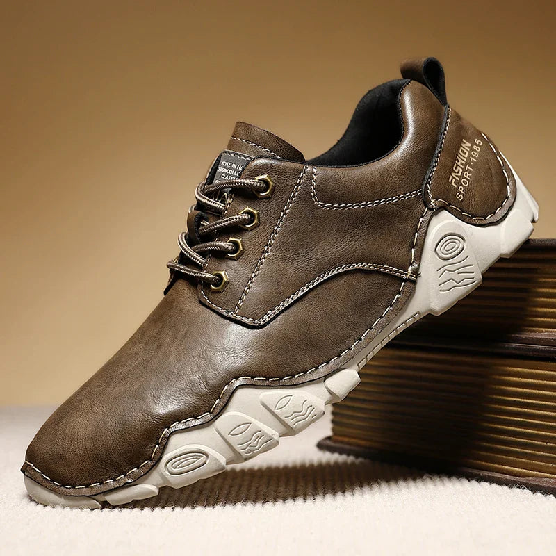 Mens Leather Dress Shoes Genuine Leather - BritishMode
