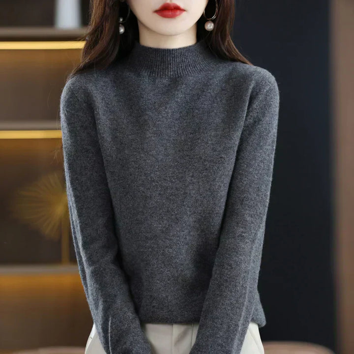 Womens Wool Sweater Cozy Fit Winter