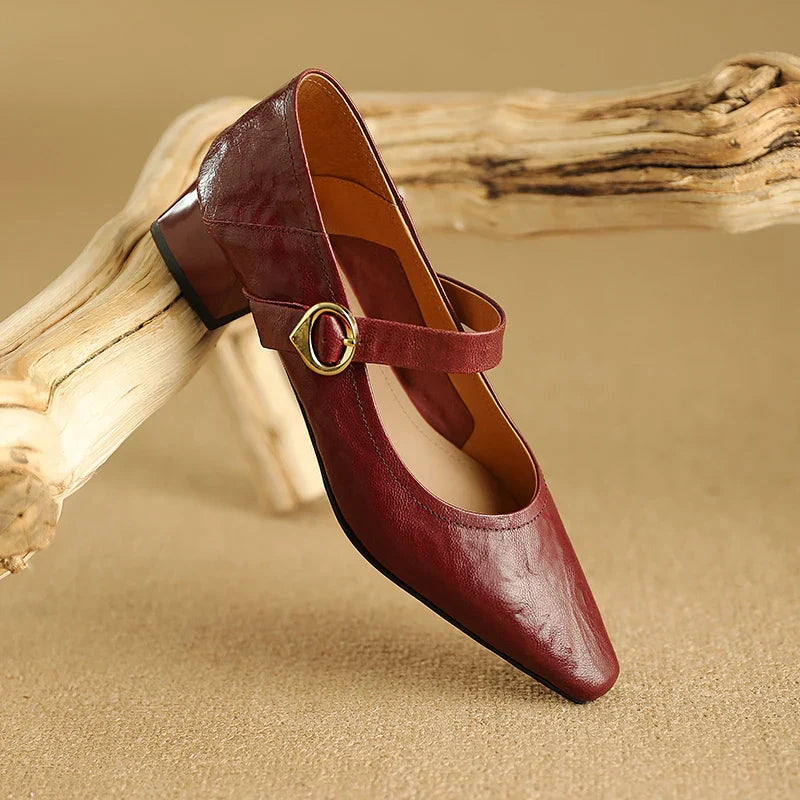 Womens Heels Genuine Leather Classic Fit