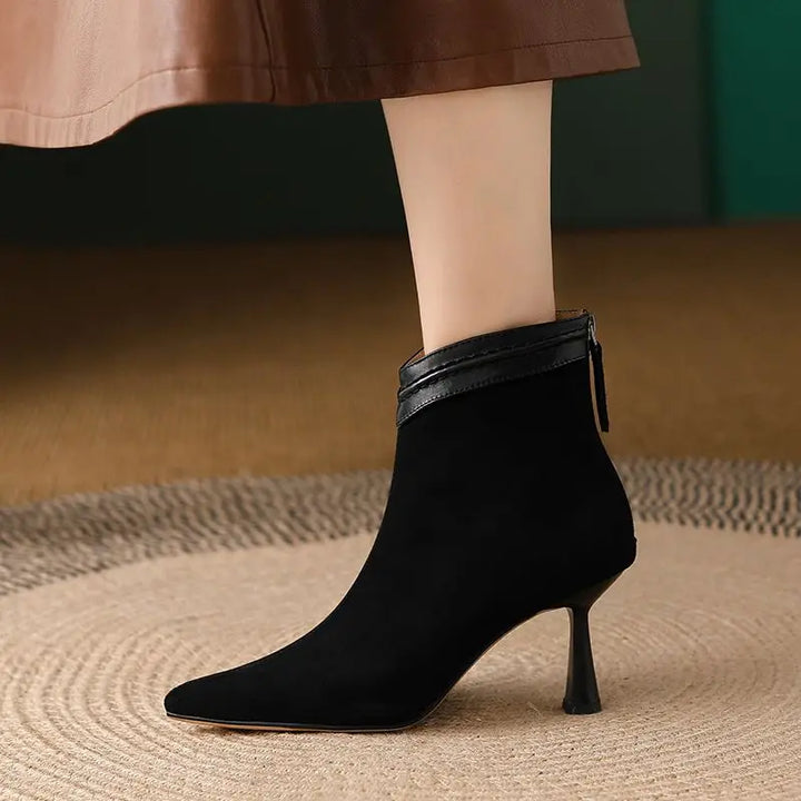 Womens Ankle Boots Leather Classic Fit