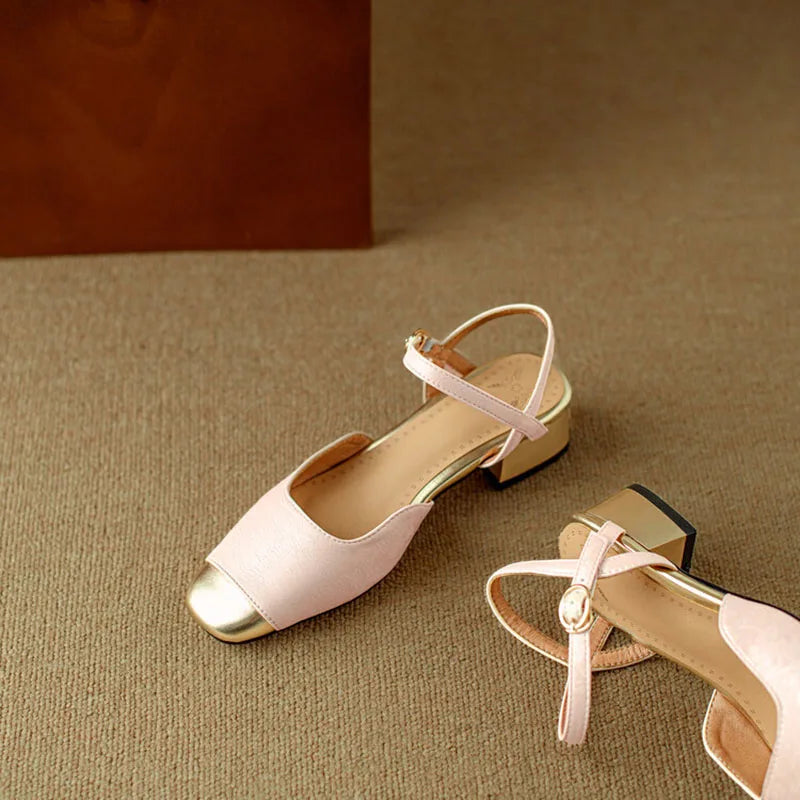 Womens Slingback Shoes with Adjustable Strap