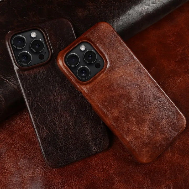 Unisex Leather Phone Case Genuine Handmade - BritishMode