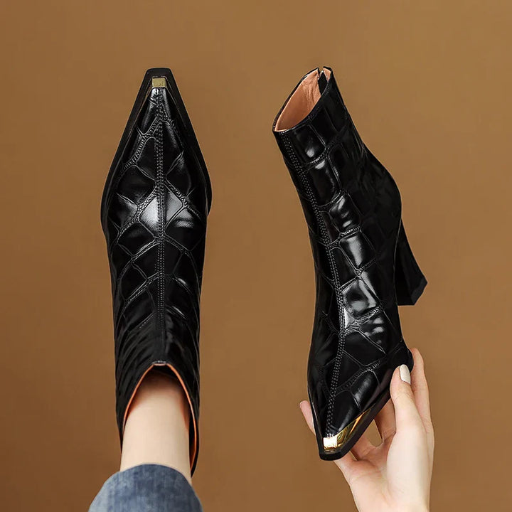 Womens Genuine Leather Boots Classic Fit