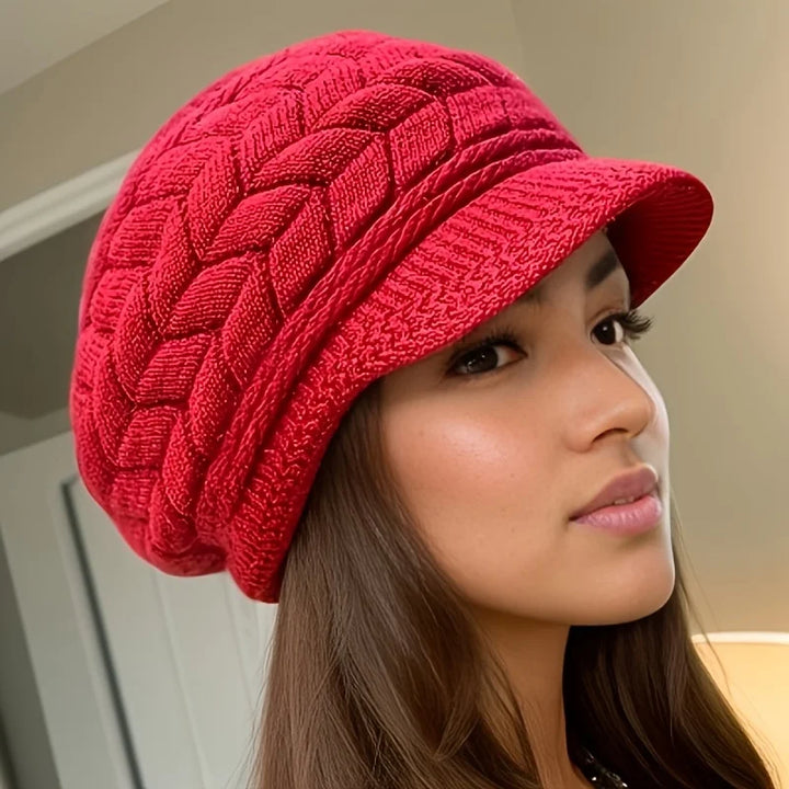 Womens Beanie Hat Knit Warm Cold Weather