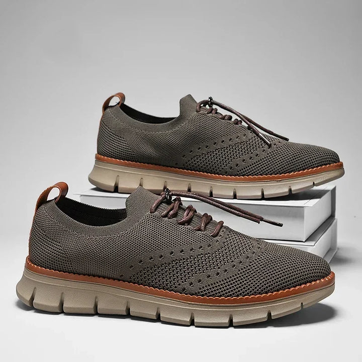 Unisex Sneakers Casual Lace-Up Design