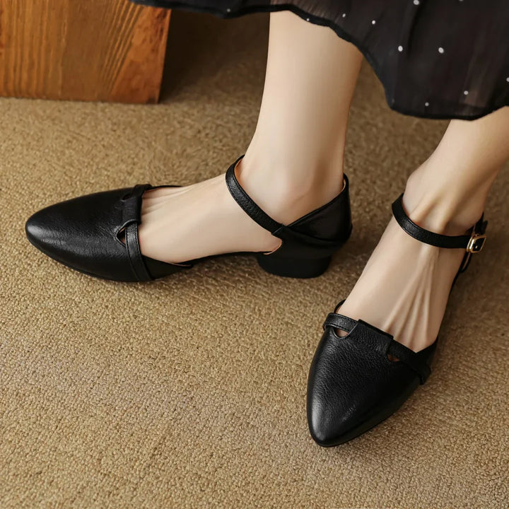 Womens Heels Genuine Leather Classic Fit