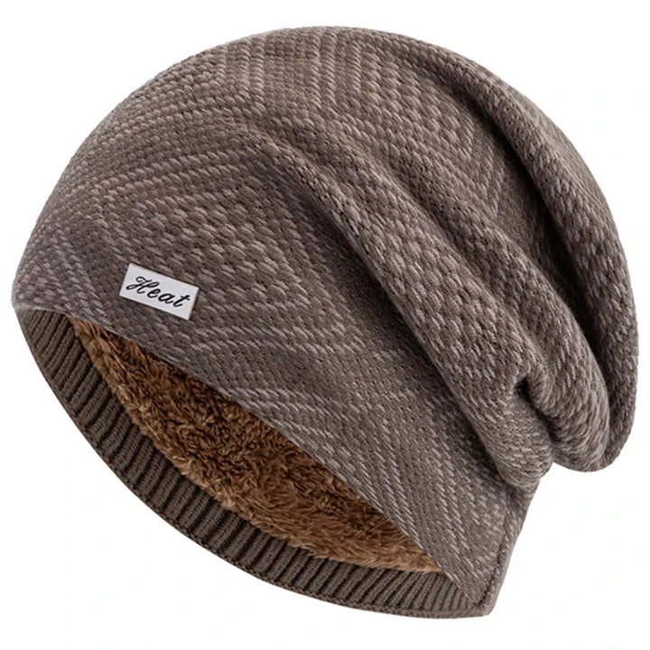 Womens Cable Knit Slouch Beanie Warm Fit