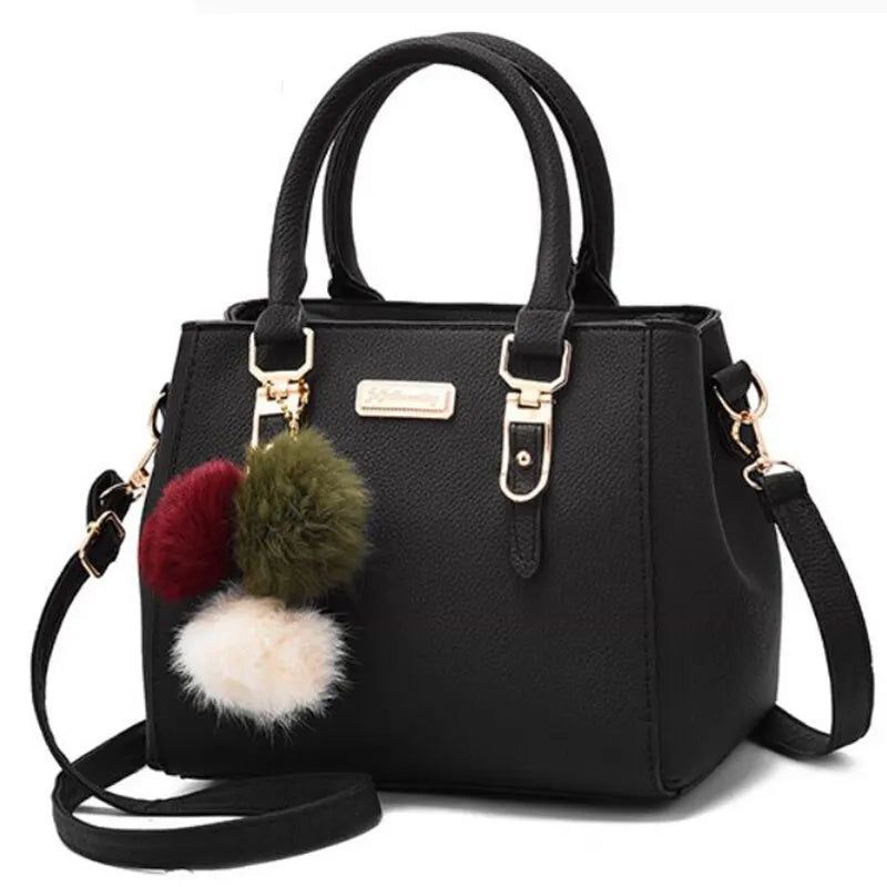 Womens Shoulder Bag Vegan Leather Structured Fit - BritishMode
