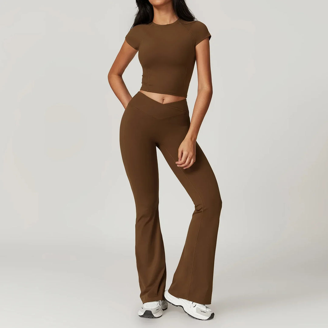 Womens 2-Piece Yoga Set Sports Bra and Tight Pants