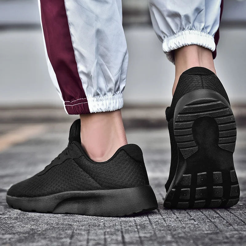 Unisex Lightweight Sports Sneakers Breathable Flexible Fit