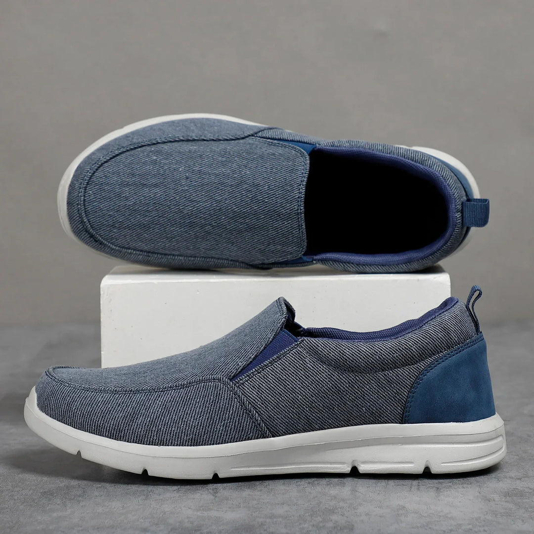 Unisex Loafers Breathable Canvas Slip-On