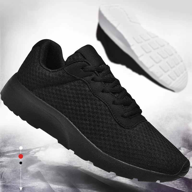 Unisex Lightweight Sports Sneakers Breathable Flexible Fit - BritishMode