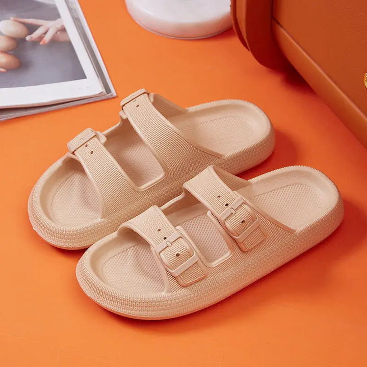 Unisex Cushioned Slide Sandals Comfortable Fit - BritishMode