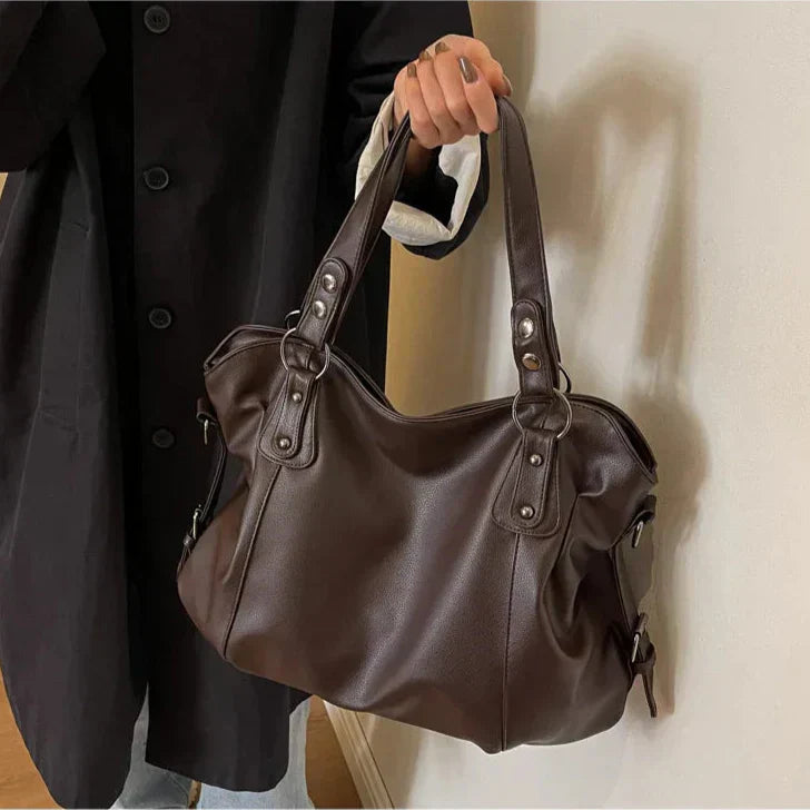 Womens Large Soft Leather Handbag Spacious Design