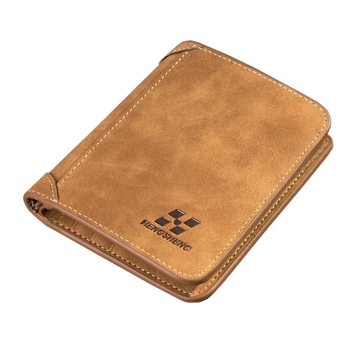 Mens Leather Money Wallet Classic Style