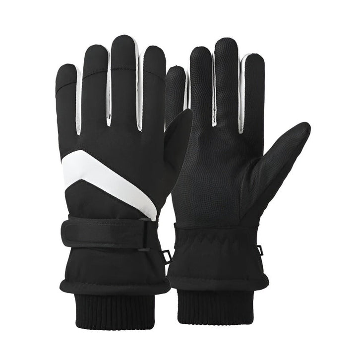 Unisex Wrist-Length Gloves Textured Palm Ribbed Cuff