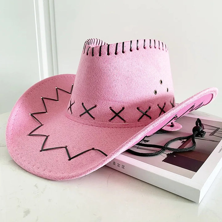 Womens Rhinestone Wedding Cowgirl Hat Classic Style