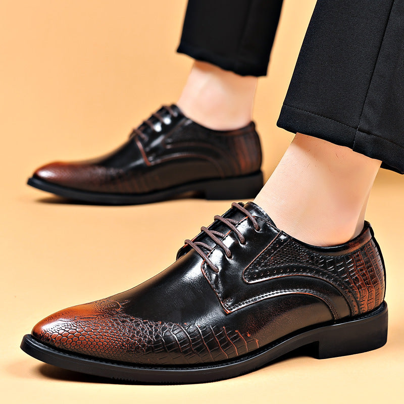 Mens Leather Dress Shoes Classic Fit