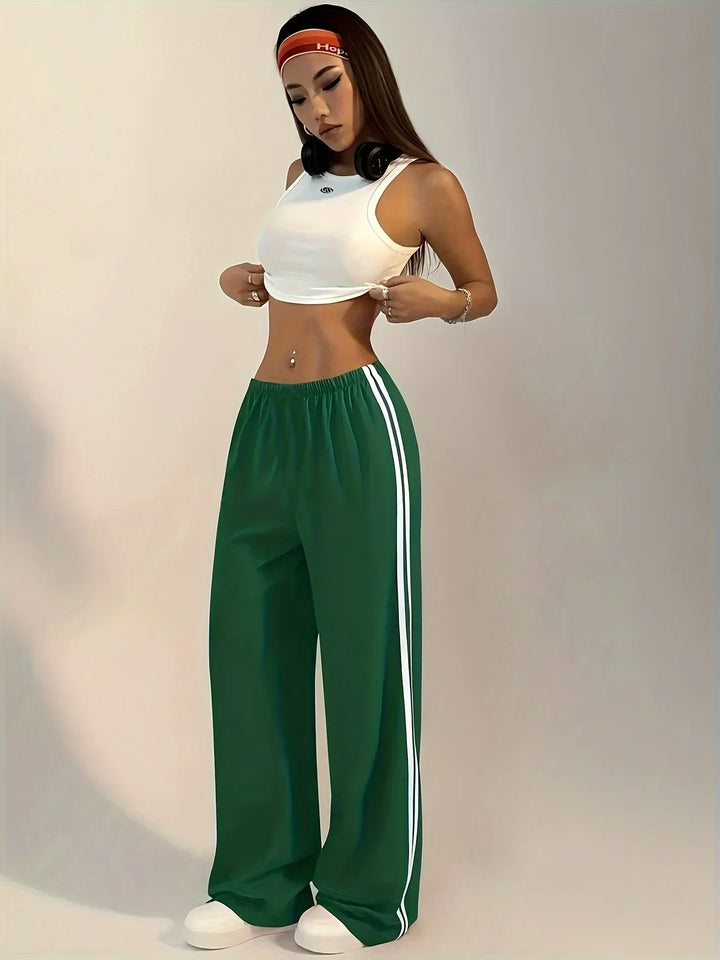 Mens Straight Leg Pants Comfortable Classic Fit - BritishMode