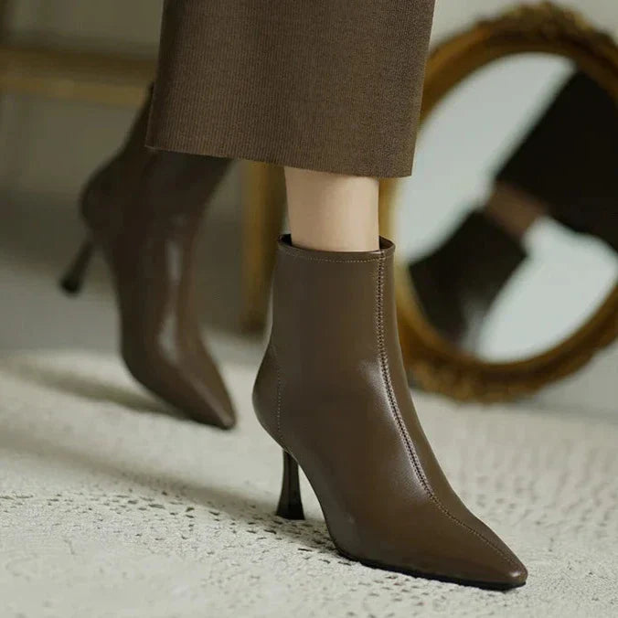Womens Ankle Boots Leather Classic Fit