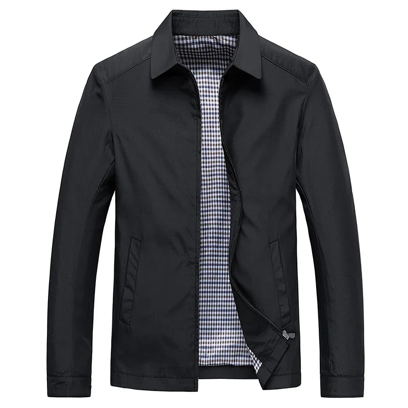 Mens Lightweight Hooded Jacket Windbreaker Slim Fit - BritishMode