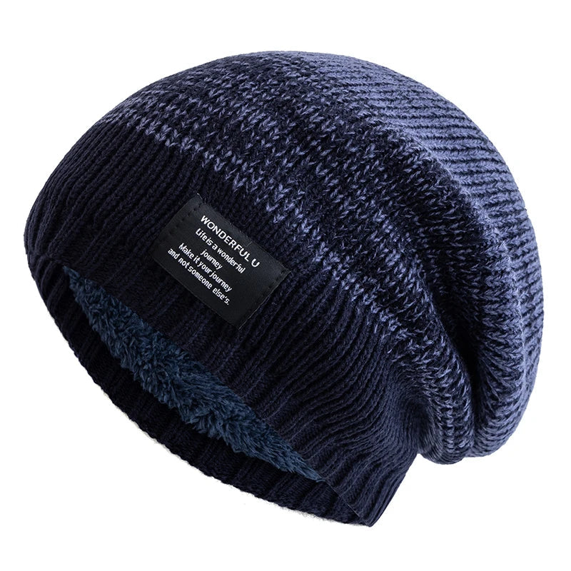 Womens Winter Beanie Soft Warm Fuzzy Knit