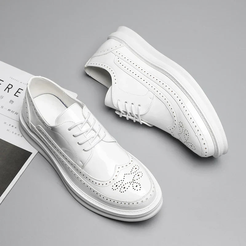 Mens Leather Shoes Genuine Leather