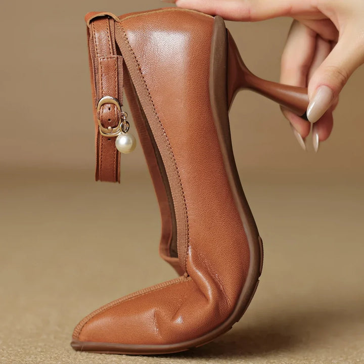 Womens Heels Genuine Leather Classic Fit