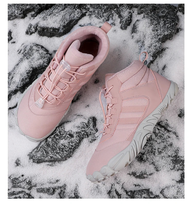 Unisex Waterproof Snow Shoes Durable Winter Footwear
