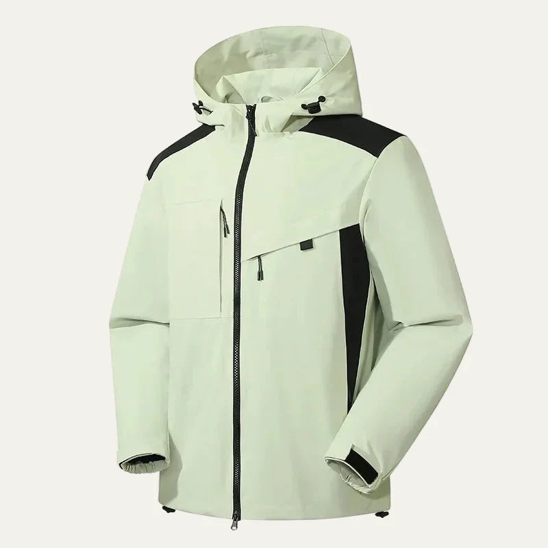 Mens Casual Hooded Jacket Technical Minimalist Style