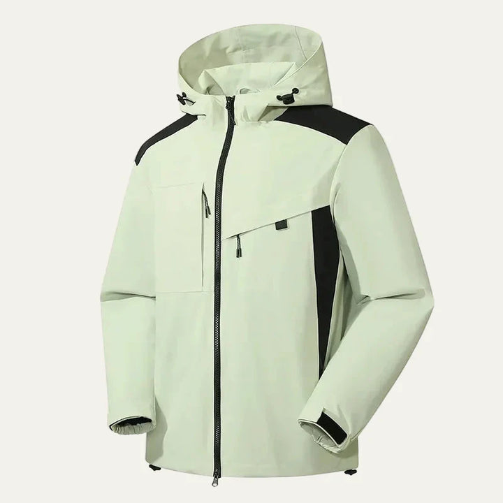 Mens Casual Hooded Jacket Technical Minimalist Style