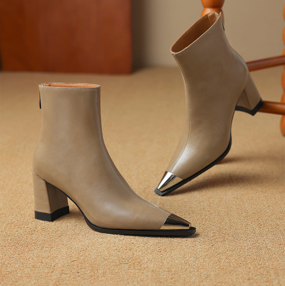 Womens Genuine Leather Boots Classic Fit